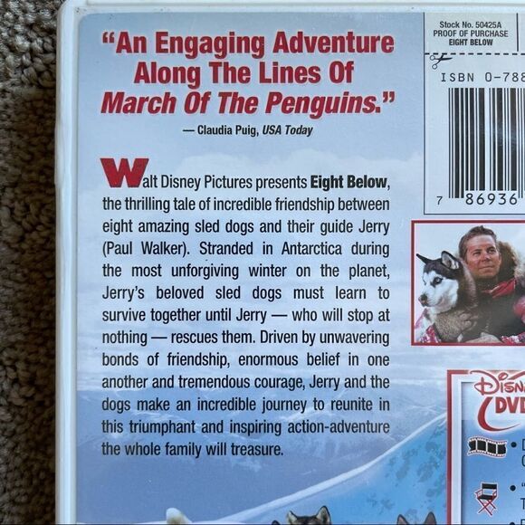 3 for $15|| Eight Below Disney Family Movie DVD - Picture 4 of 9